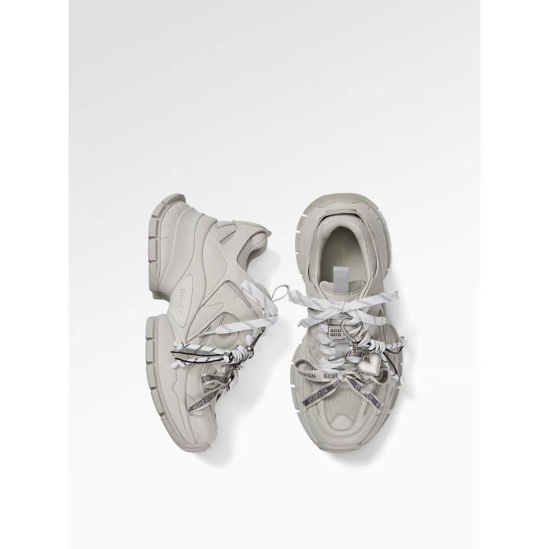 【周洁琼同款】GGCC魔闪星球2025秋季新款厚底老爹鞋女增高休闲鞋