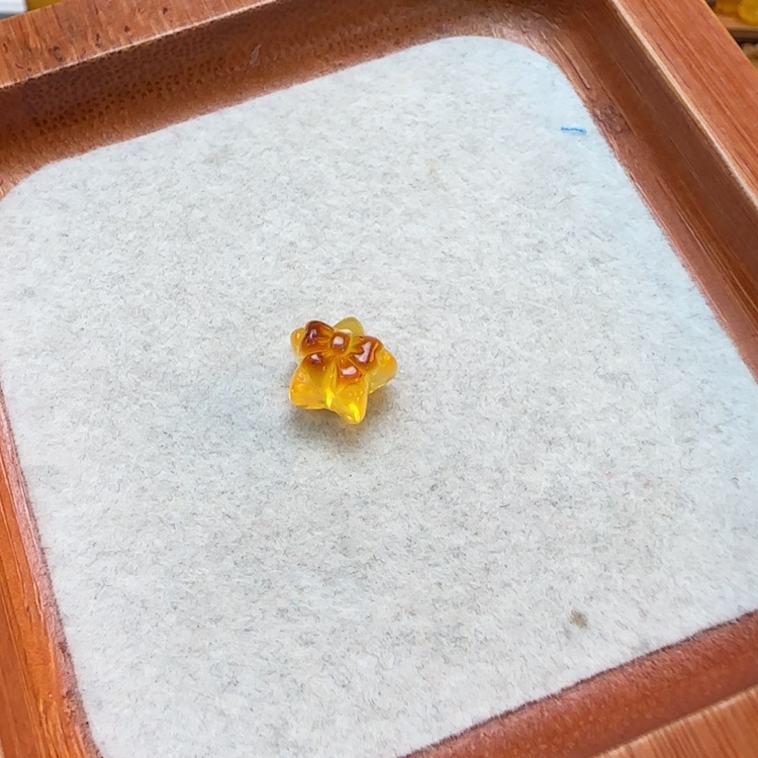 琥珀未镶嵌珠宝奇石观**雪定制