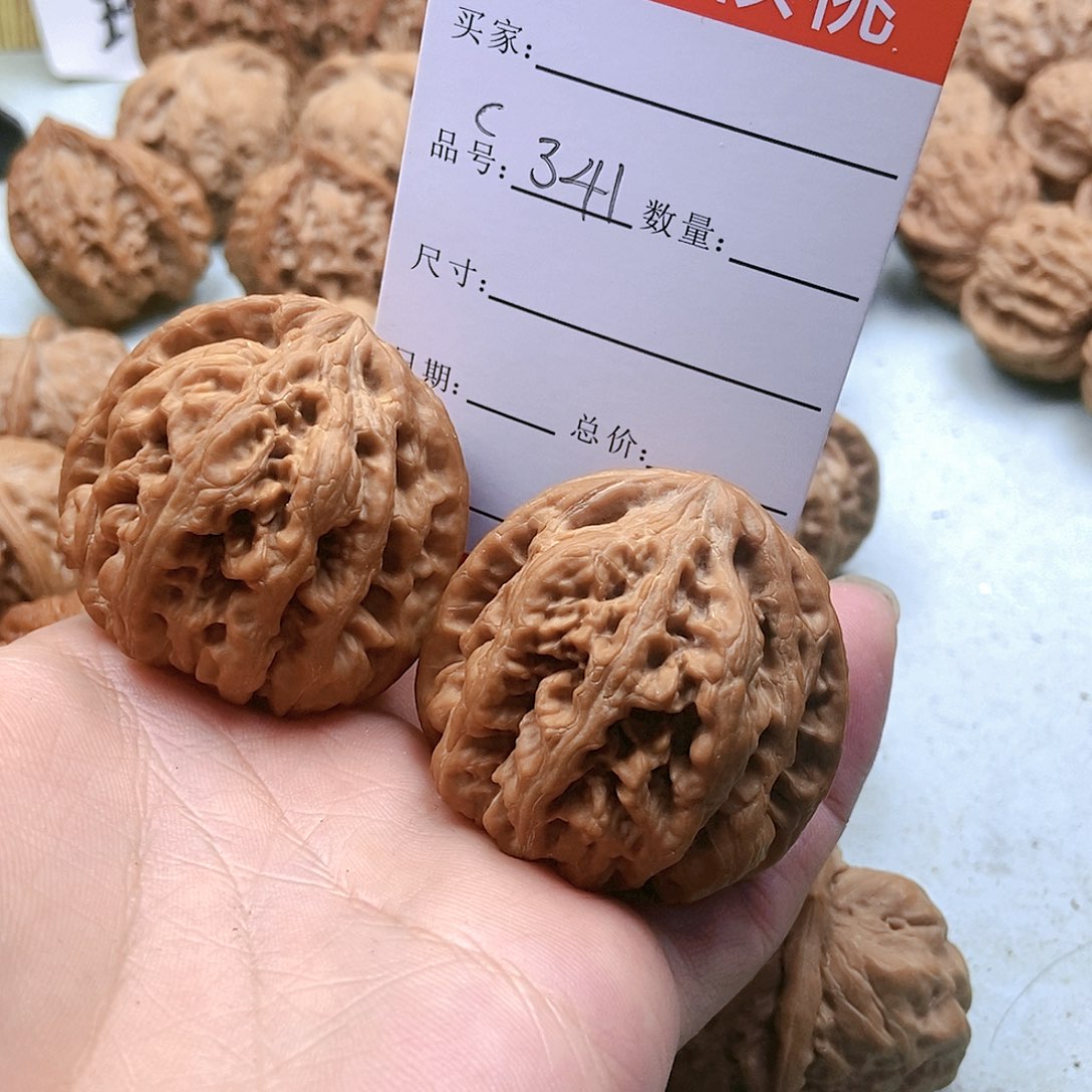 把件桃核341号平谷粗筋43尺