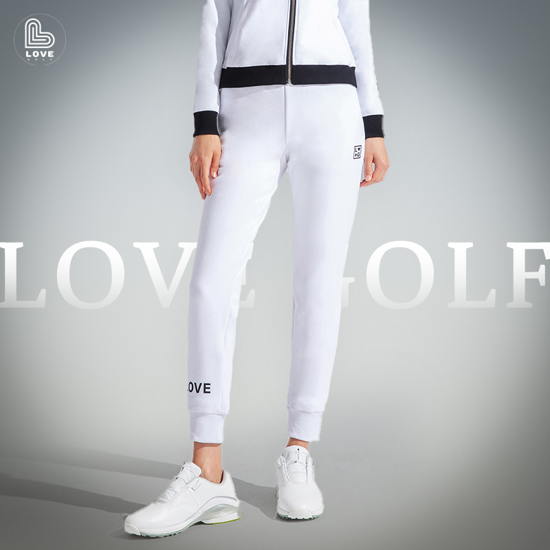 高尔夫服装户外运动休闲秋冬加绒女裤百搭小脚暖裤高尔夫服装女款
