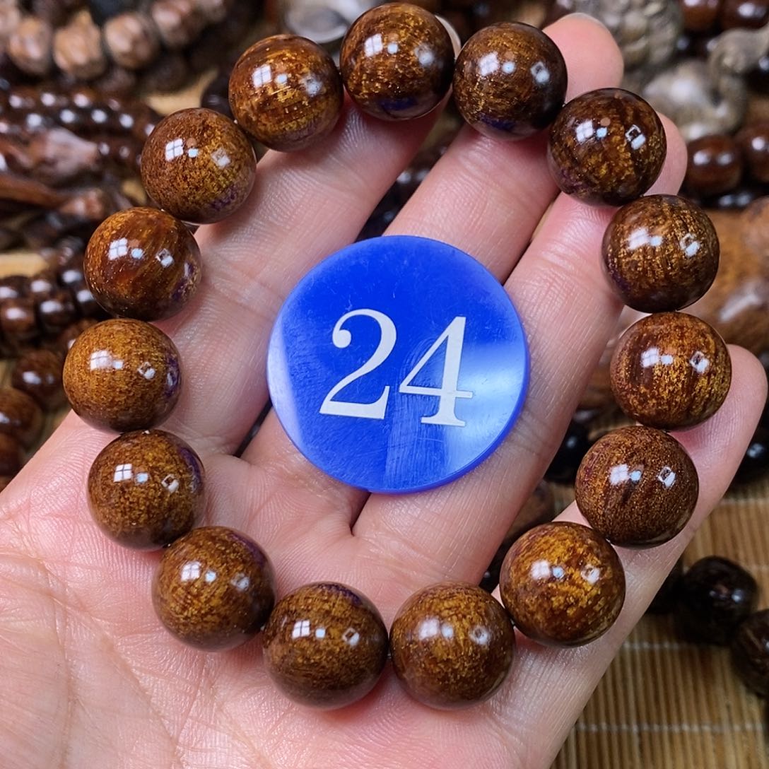 南***o手串/手链贡木圆珠15