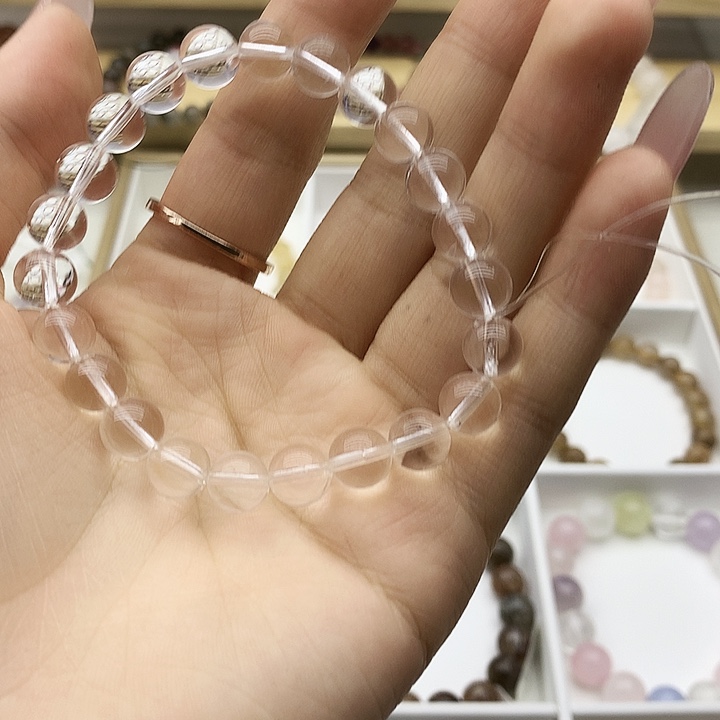 水晶未镶嵌手链白水晶