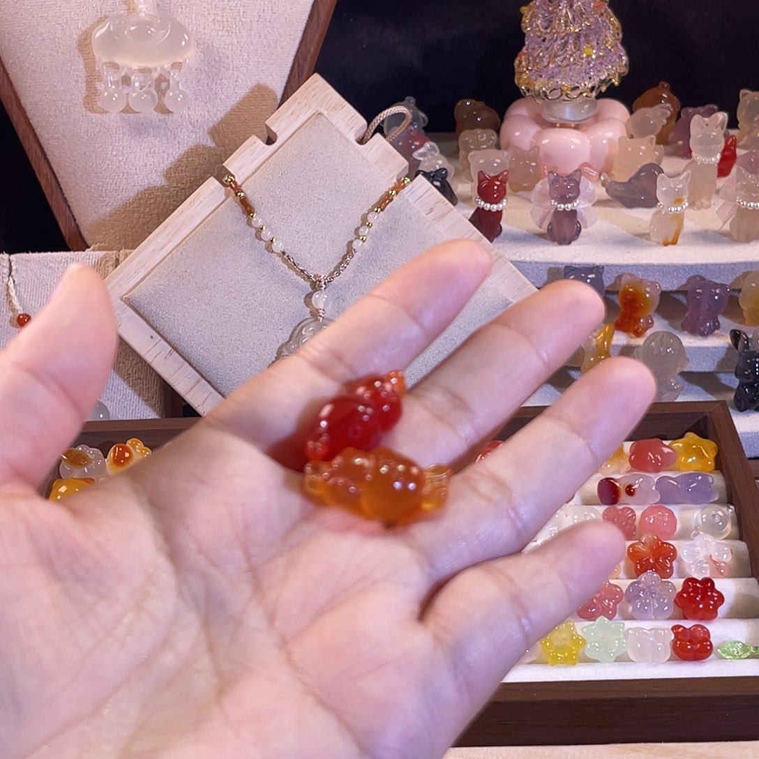 玛瑙/玉髓未镶嵌颈饰