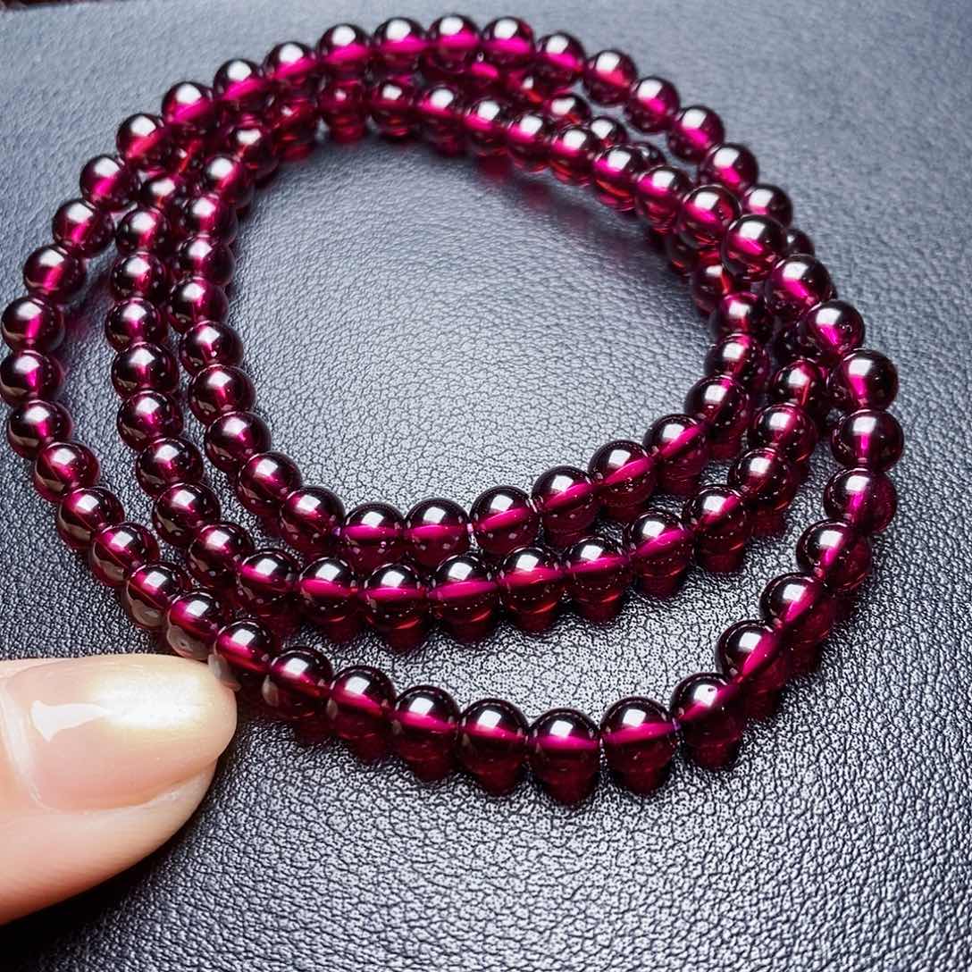 未镶嵌手链石榴石小*女4.9 紫牙乌