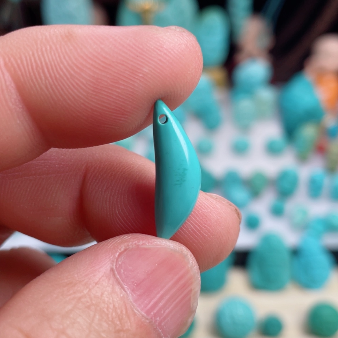 【闪购商品】绿松石吊坠(不含链)未镶嵌