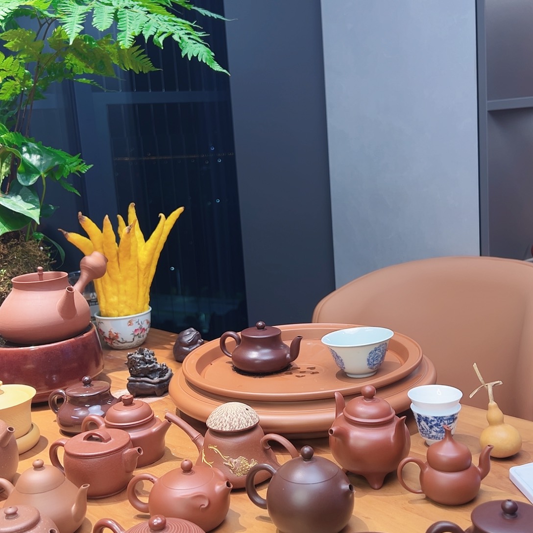 海***司茶壶紫砂八景杯12345678