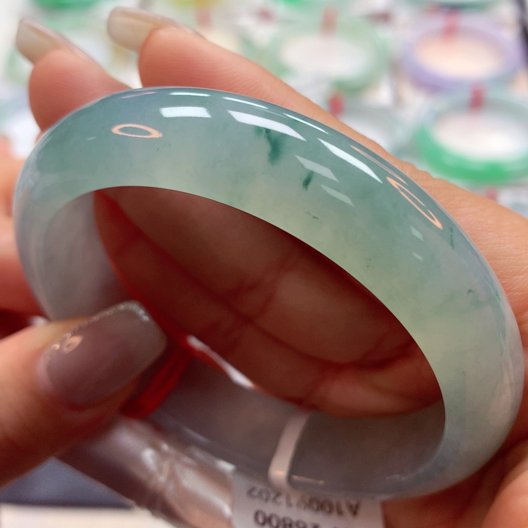 翡翠手镯未镶嵌57正21号88