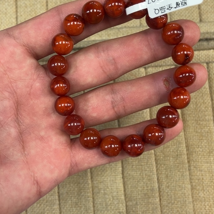 南红玛瑙手链合金zjh qg