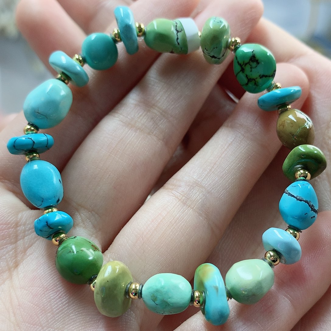 未镶嵌绿松石珠宝奇石