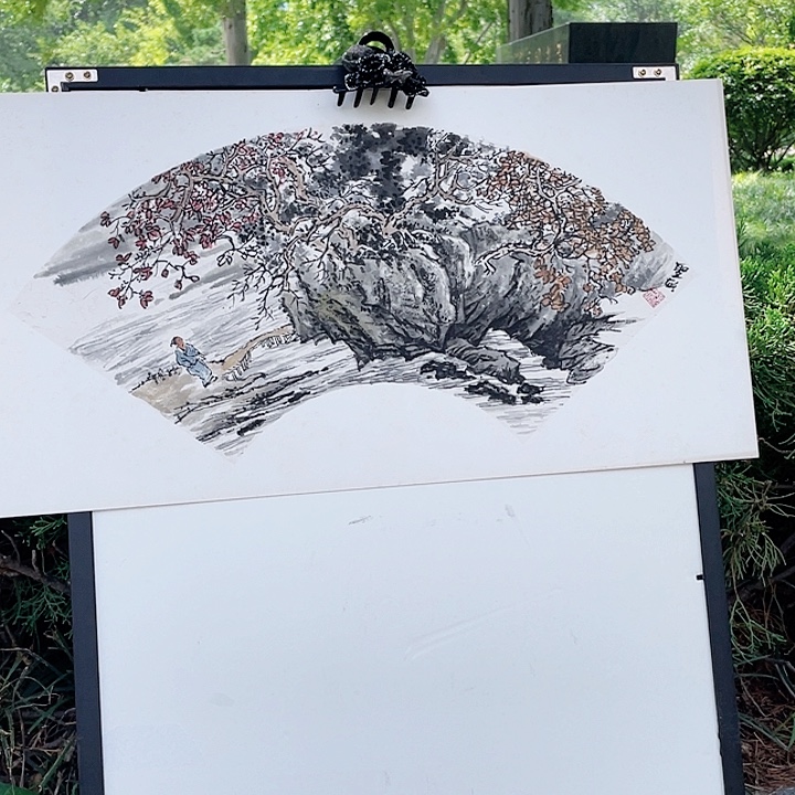 国画张圣敏先生纯手绘作品