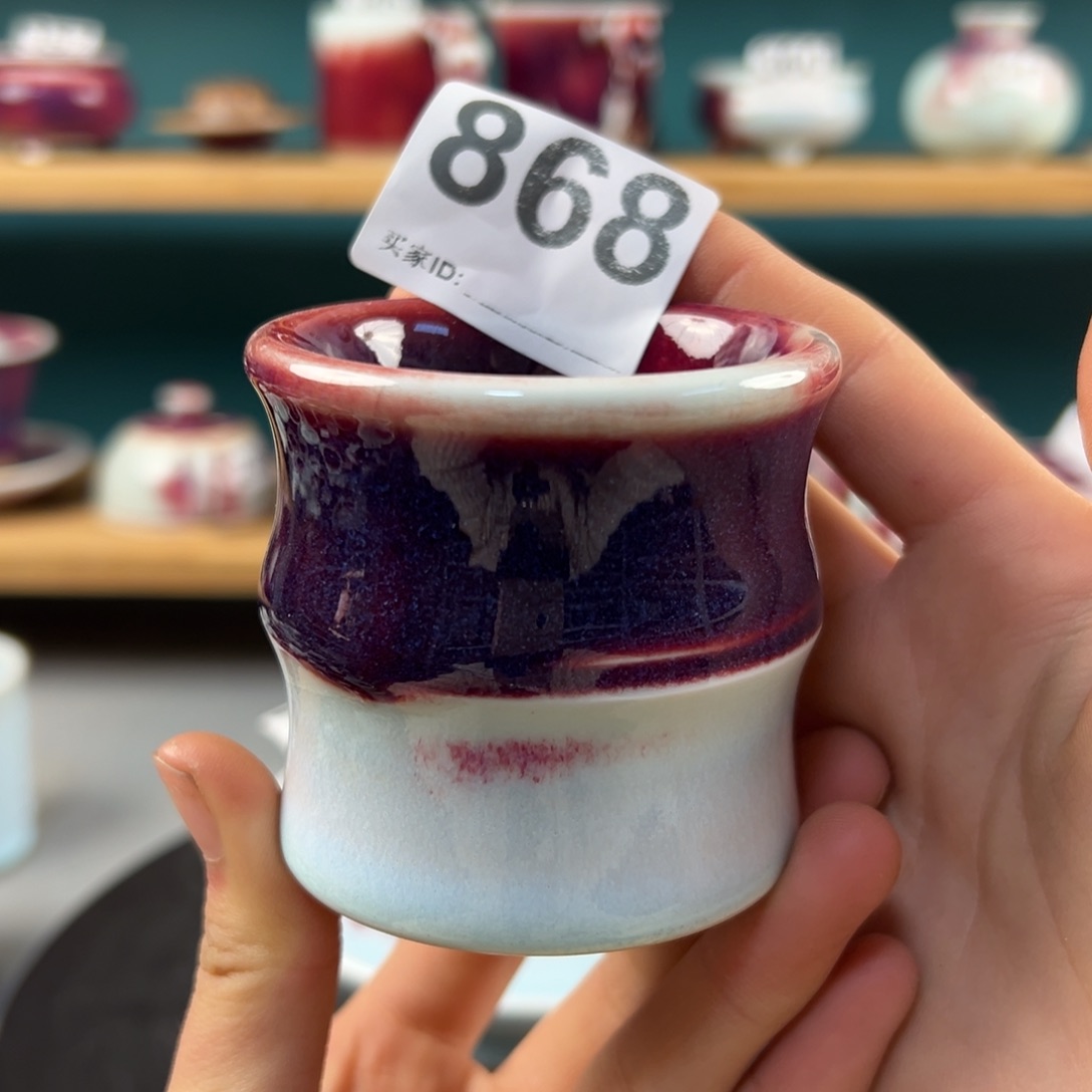 瓷片全品无暇主人杯纯手工