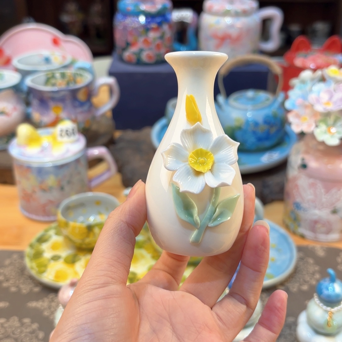 景德镇手绘高温釉下彩陶瓷茶具