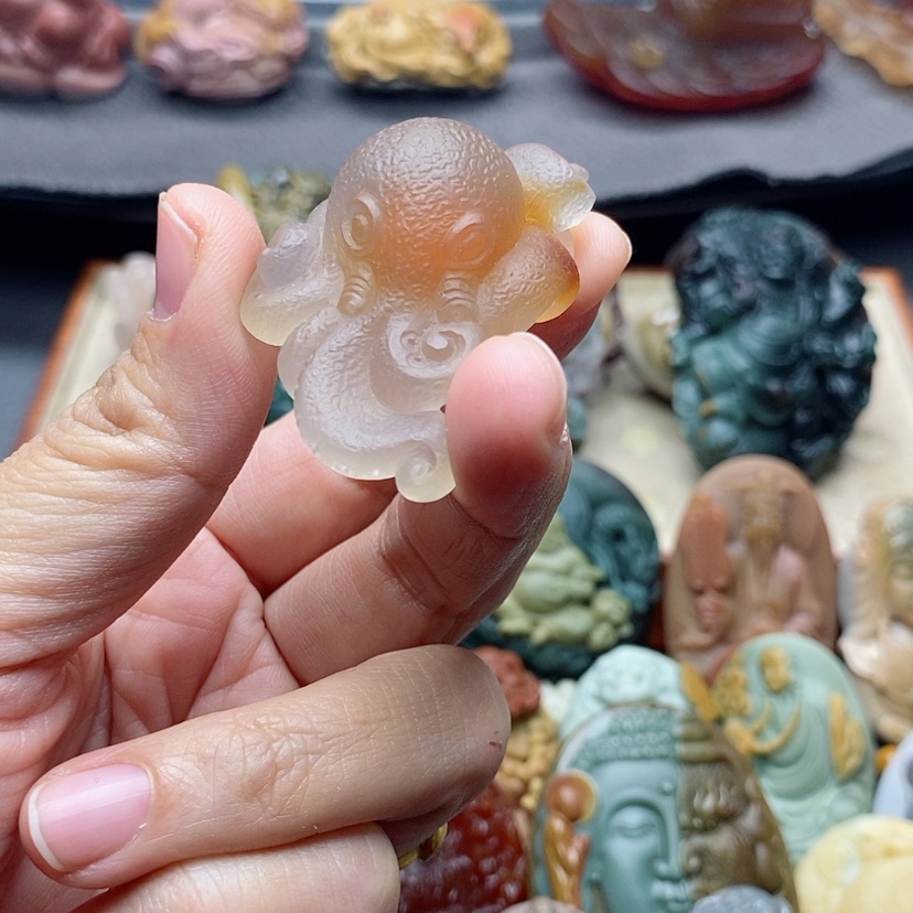 【闪购商品】未镶嵌吊坠定制玛瑙