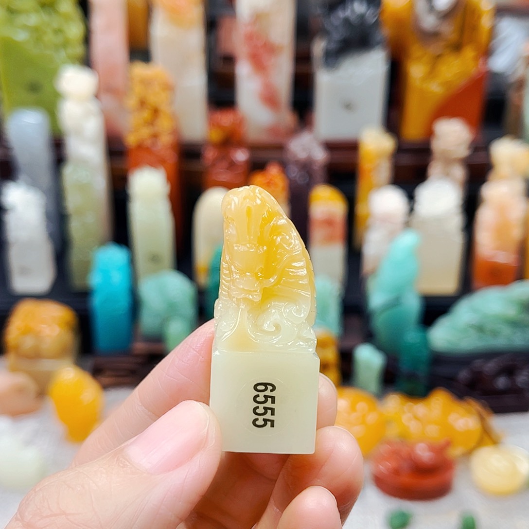 寿山石印石可**吧65555包邮包刻