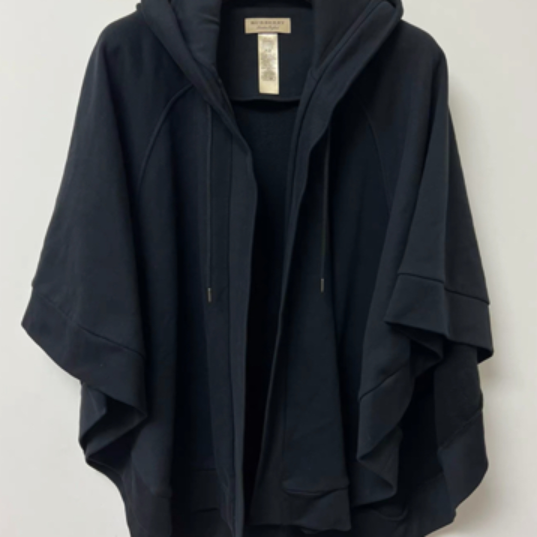 99新 BURBERRY/博柏利 棉质连帽斗篷披风/均码/C01010
