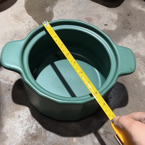 微瑕，明火，口径20厘米，高度10针孔，变形，27