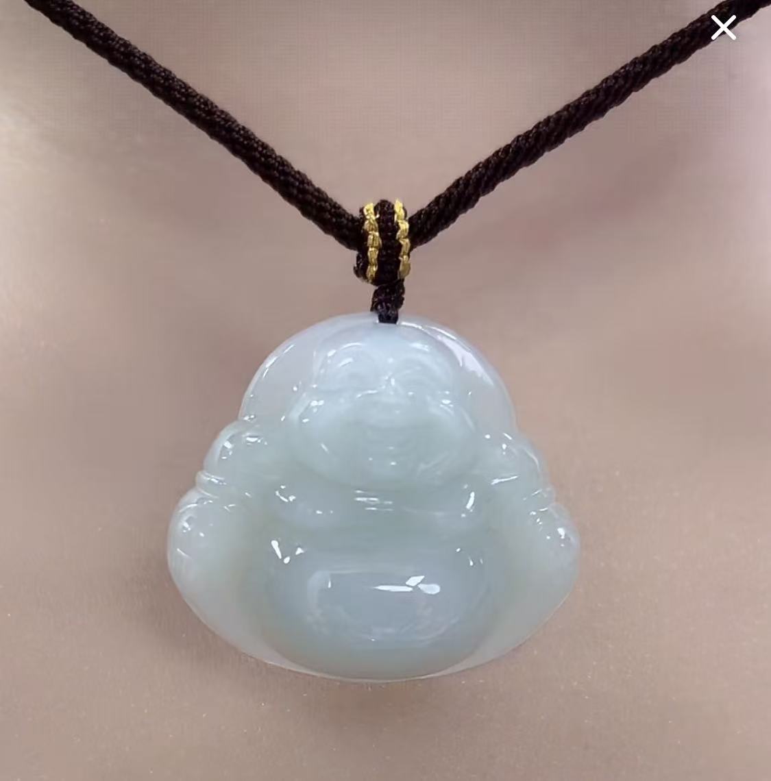 官方正品翡翠A货佛公（多样性发货发一）宽34-38高31-36厚11+送绳