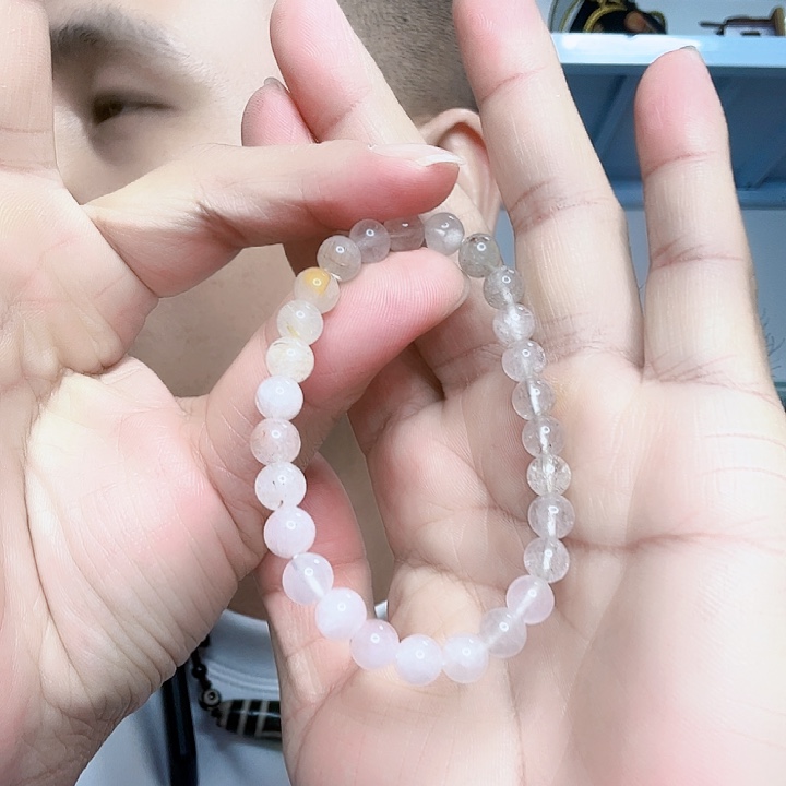水晶手链未镶嵌多样性