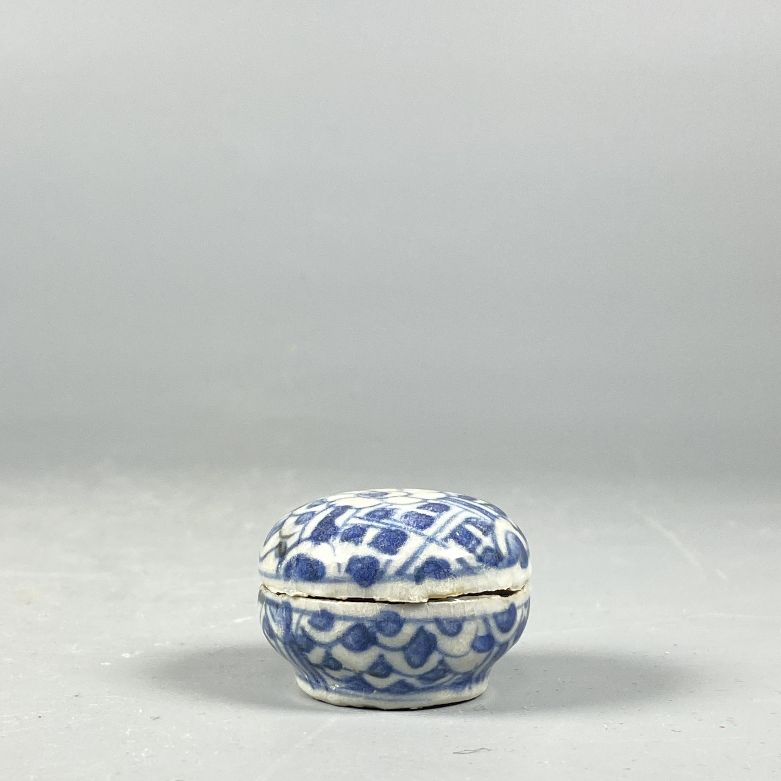 022051840 明代 青花印泥盒/SG/云南省文物总店