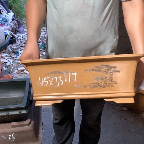 紫砂花盆手工制作