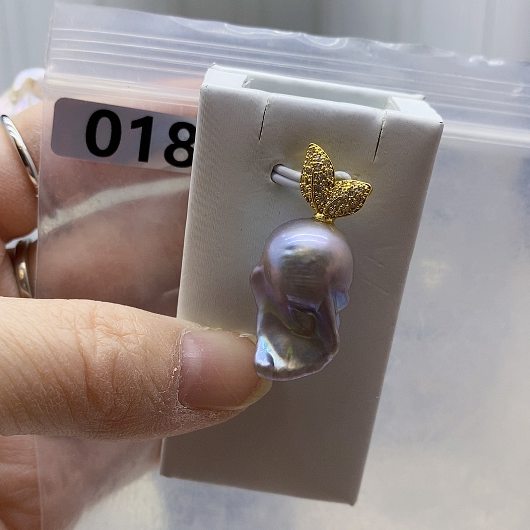 颈饰合金淡水珍珠