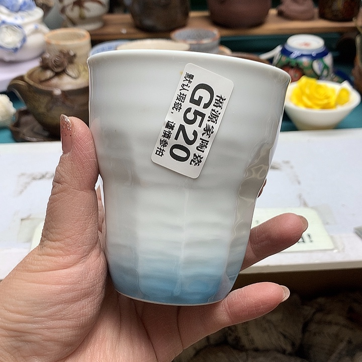 盖碗小**蛮海外回流瓷器