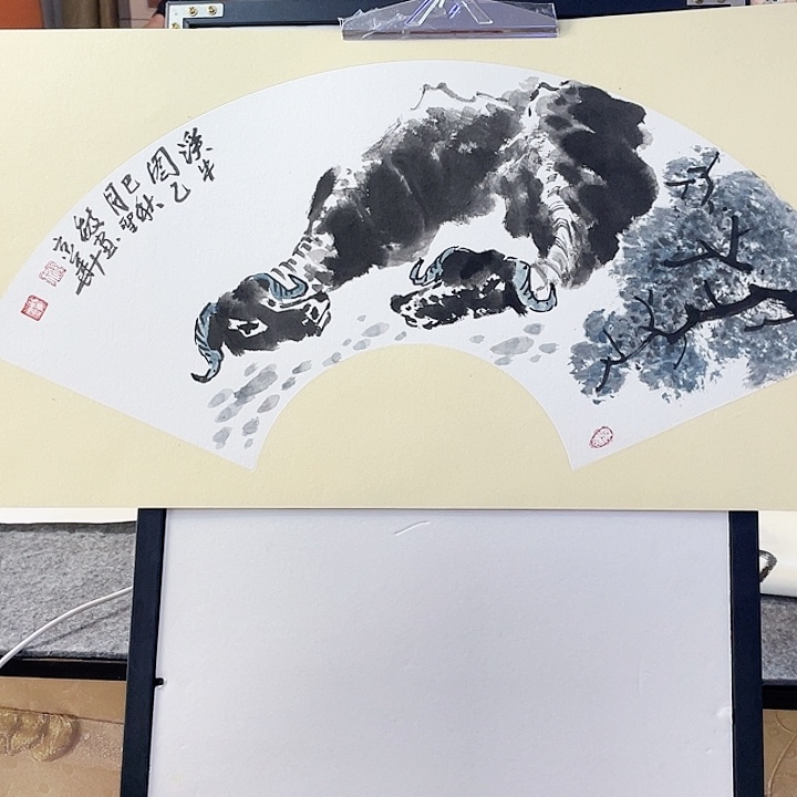 国画张圣敏先生纯手绘作品