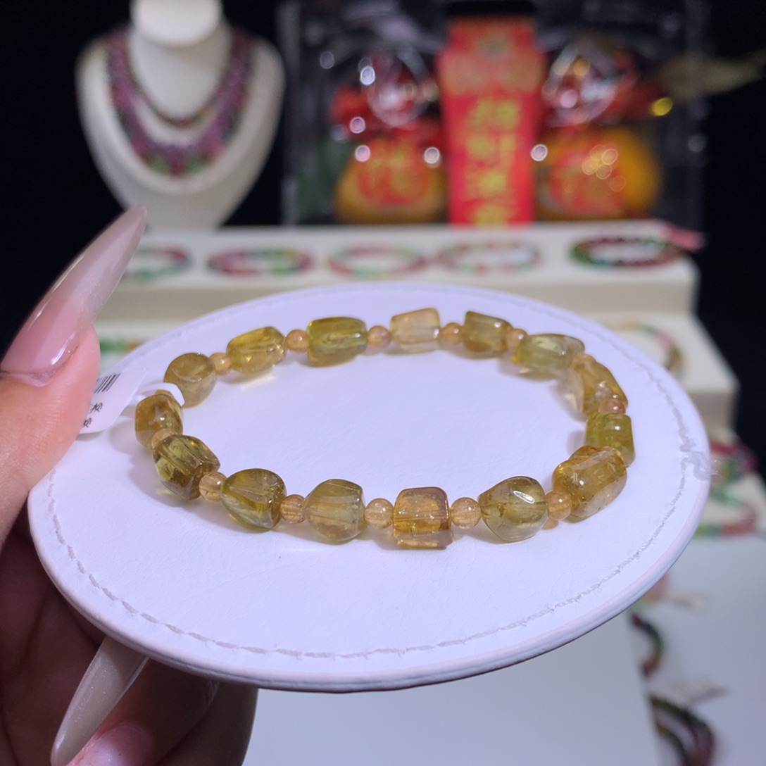 碧玺手链未镶嵌碧玺