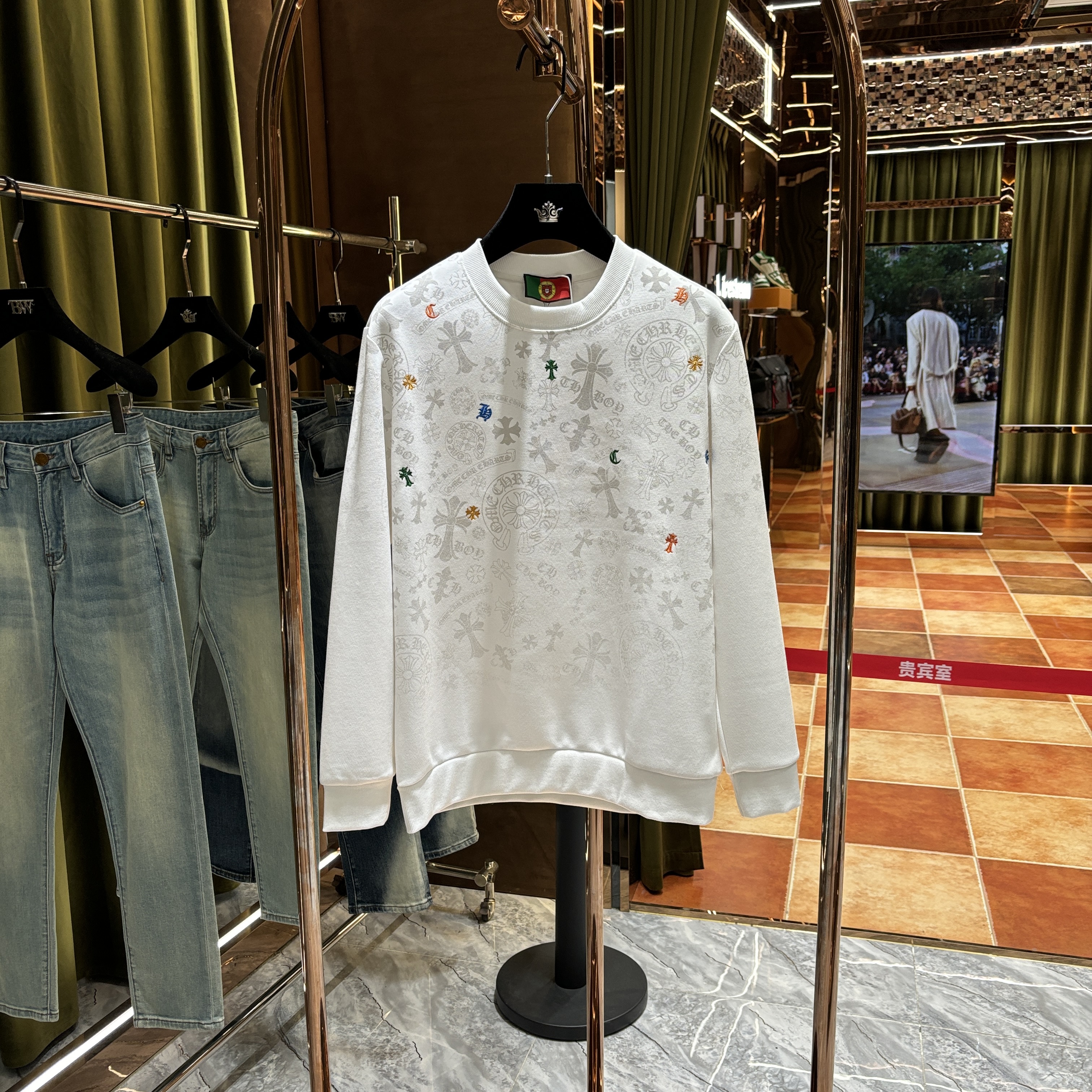 GY-YL.2025秋冬新品高级感时尚百搭休闲男装卫衣25820