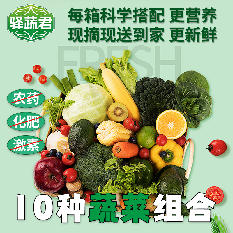 送礼送健康首选—高端蔬菜礼盒有机种植新鲜现摘天然生态农场1