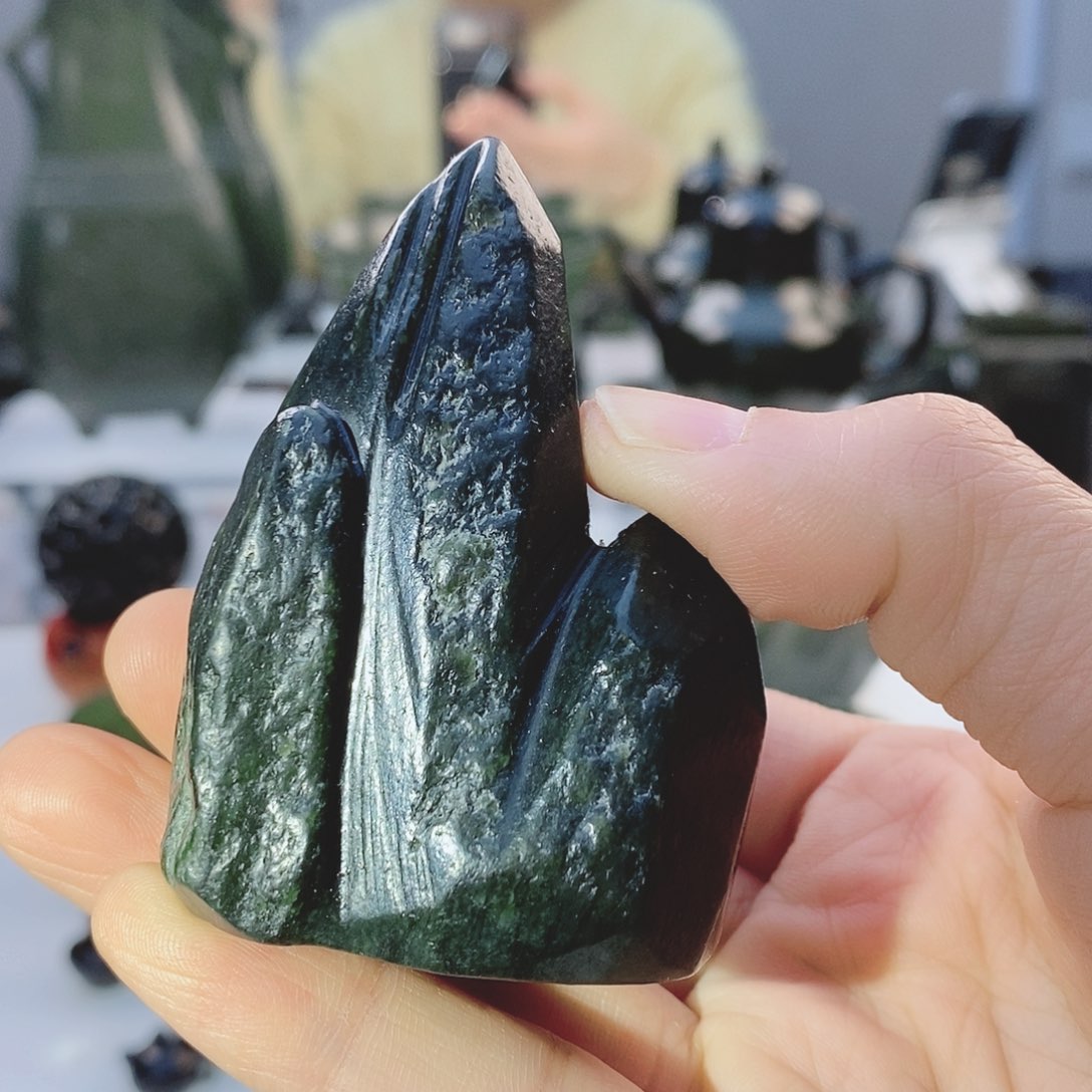 和田玉（青玉）把件未镶嵌