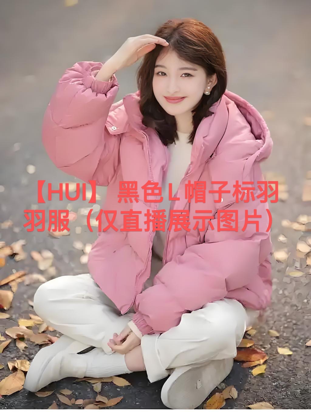 【HUI】 黑色4格L帽子标羽羽（仅直播展示图片）