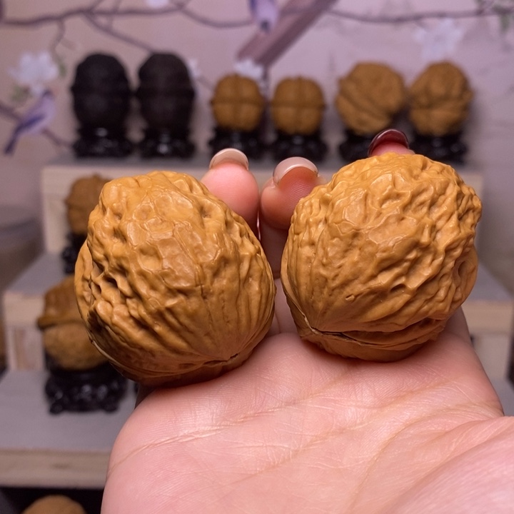 文玩核桃把件20Y—玄武金蟾43尺64克