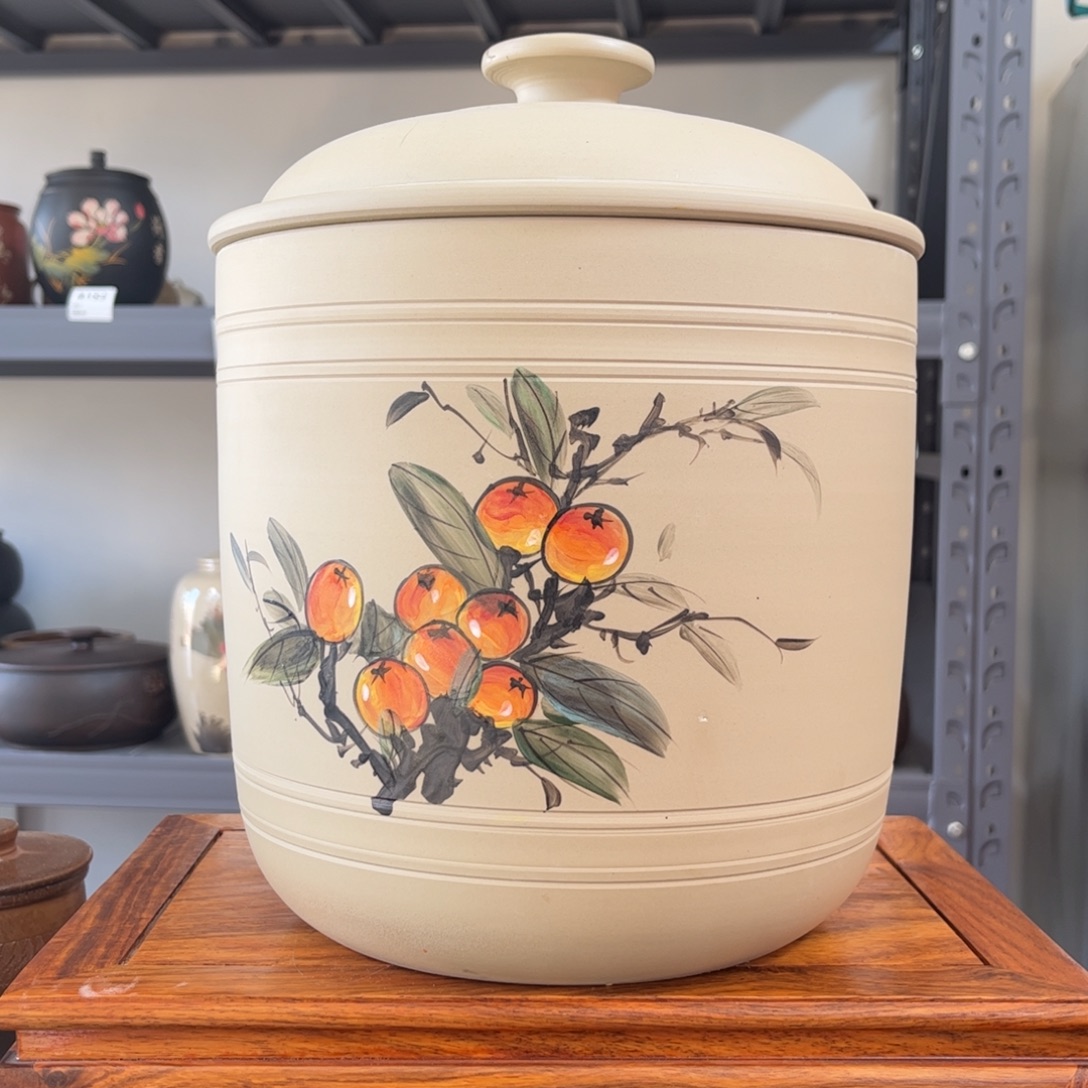 白泥哑光存茶罐醒茶罐7饼微瑕06