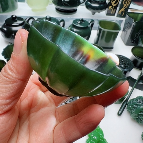 和田玉（青玉）挂件未镶嵌