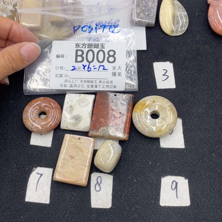 硅化珊瑚（珊瑚玉）颈饰合金D****l