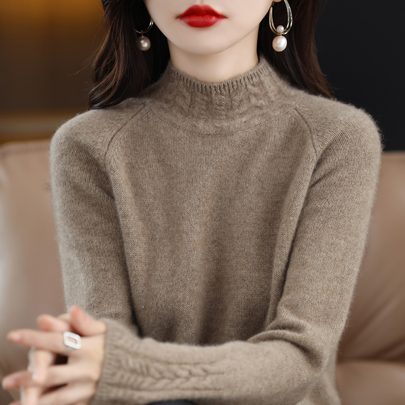 针织衫女士时尚大码