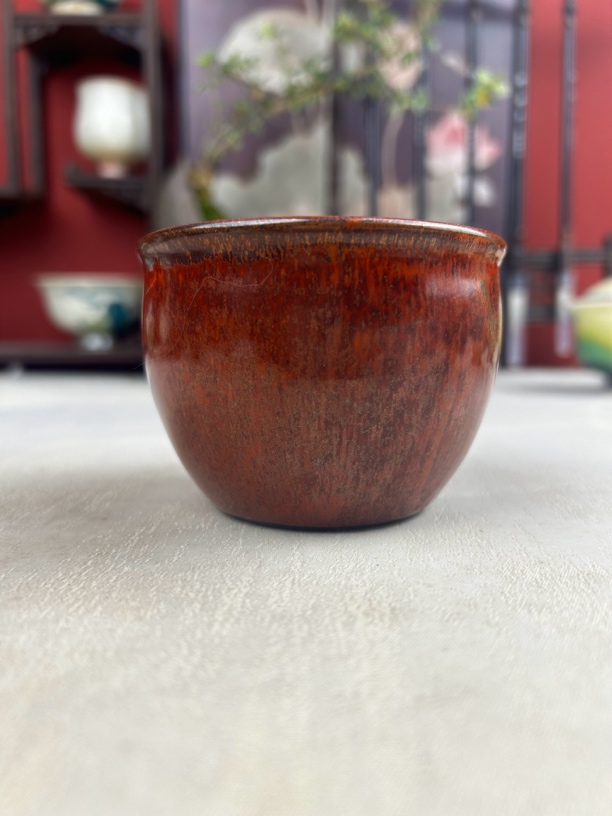 纯手工柴烧缸杯主人杯