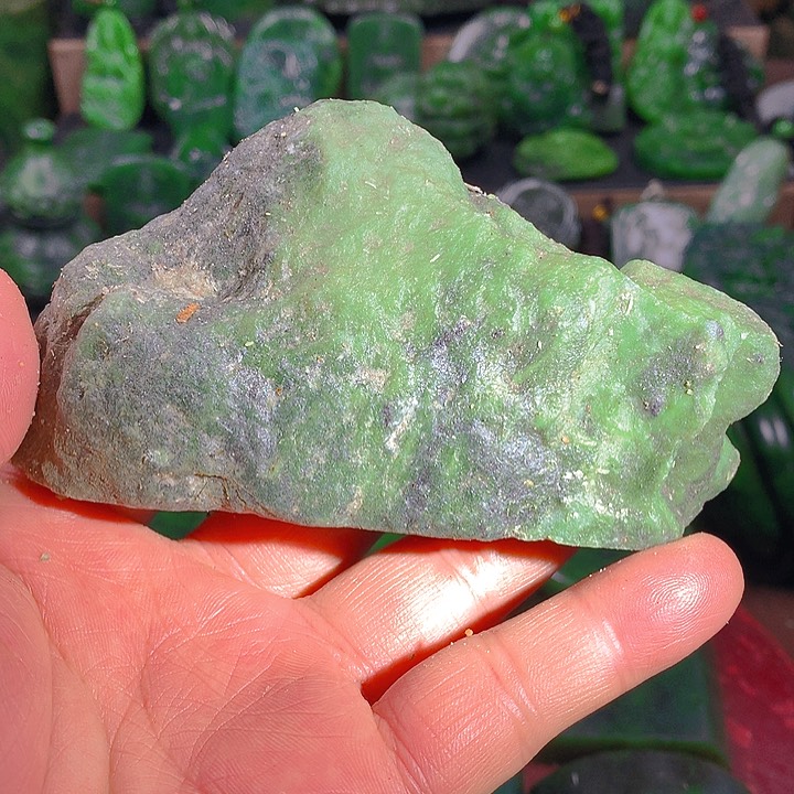 未镶嵌和田玉（碧玉）挂件