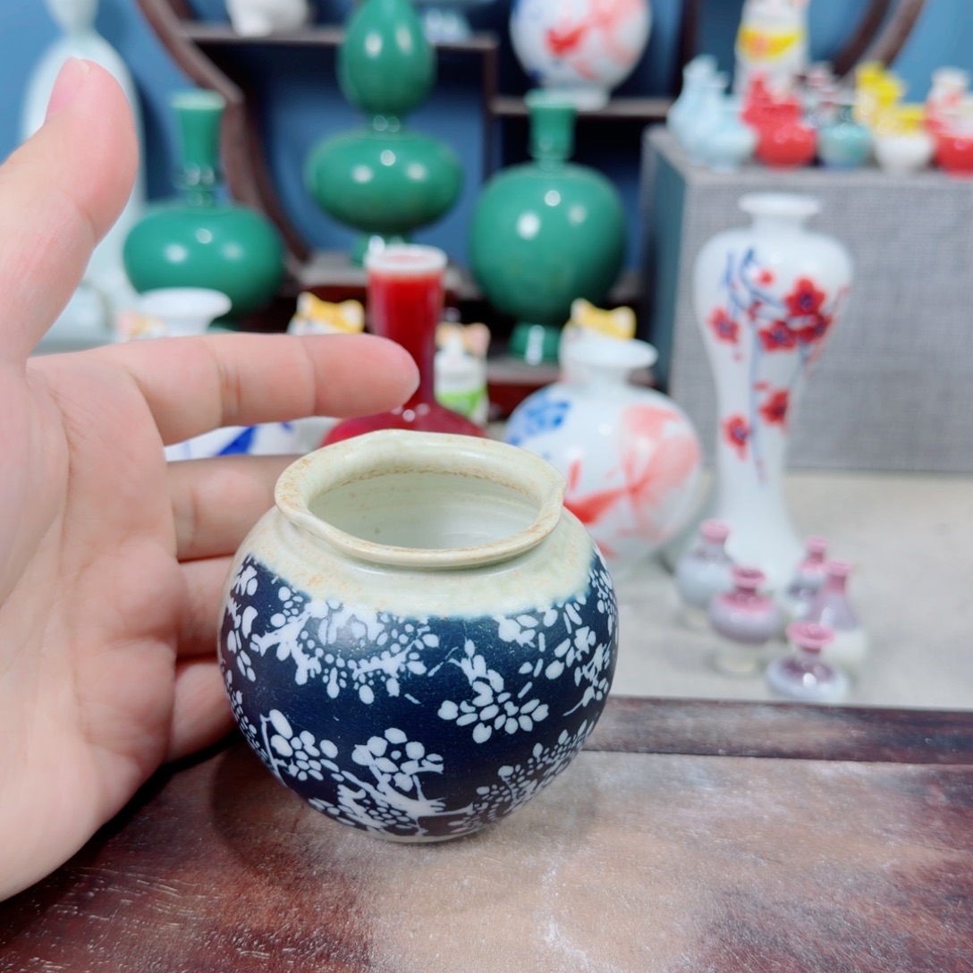 陶瓷手工小花器摆件