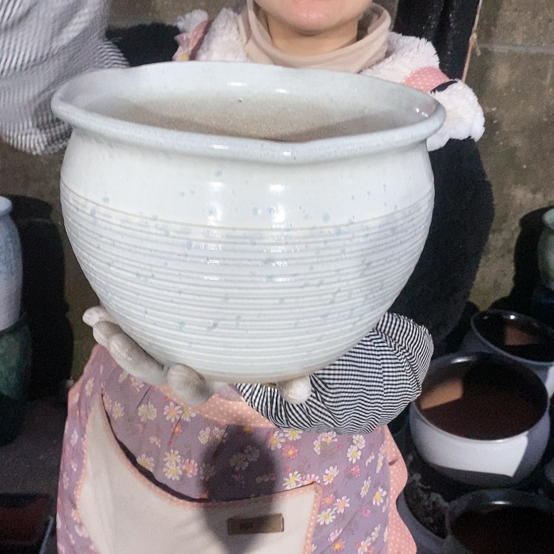 紫砂花盆正品口25高18