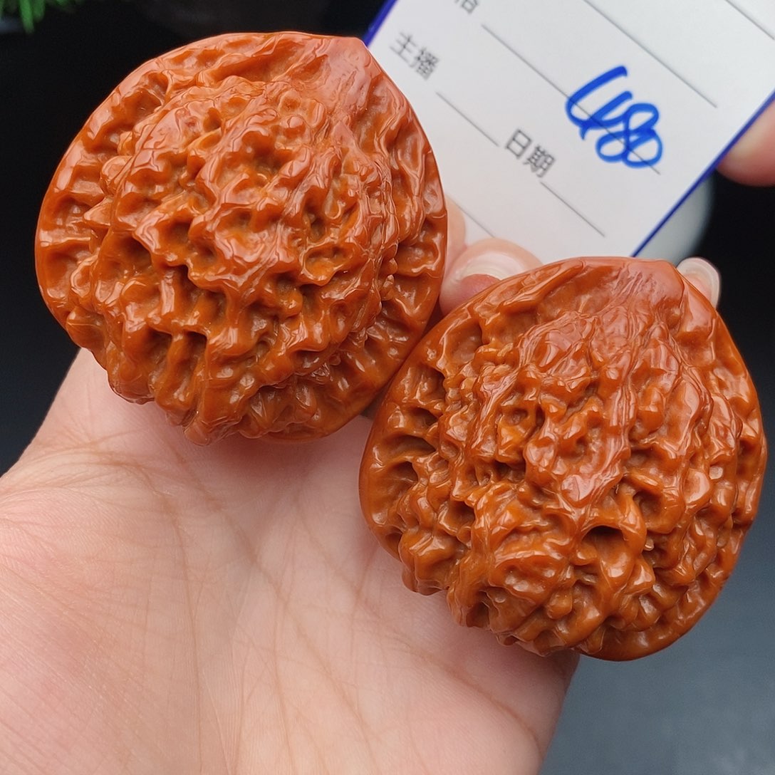 把件文玩核桃46官帽480