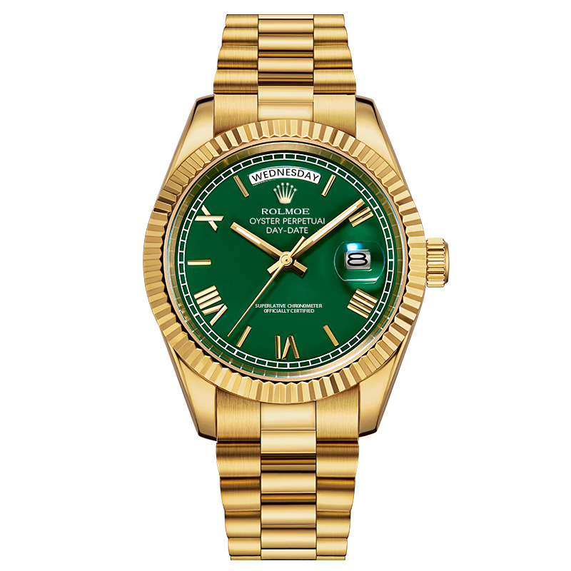 全新未使用 绿冰糖128238/自动机械/41mm/25年全套（k9)