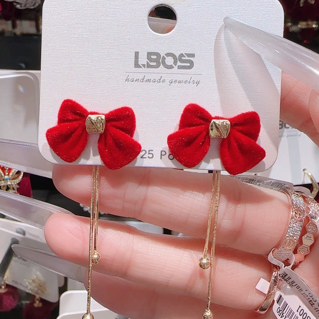 锆石铜合金925银耳环