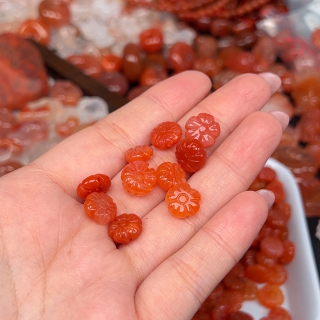 南红玛瑙未镶嵌吊坠(不含链)