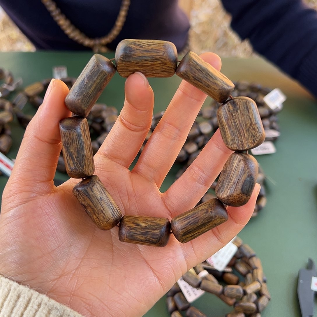 沉香手串勺子沉水浮26克卡1.8多样性发一条