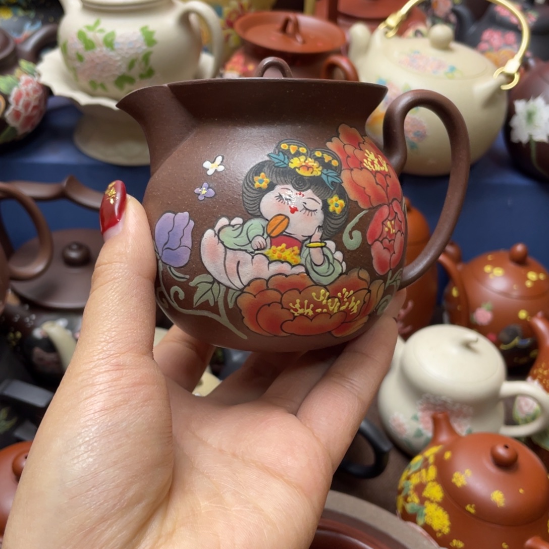 ᨶ***࿐茶杯紫砂紫砂主人杯230cc