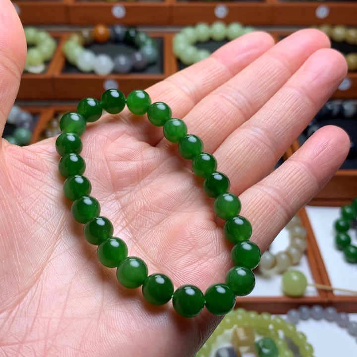 和田玉手串未镶嵌