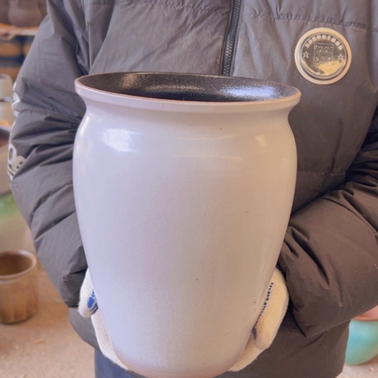 紫砂花盆高28口21————