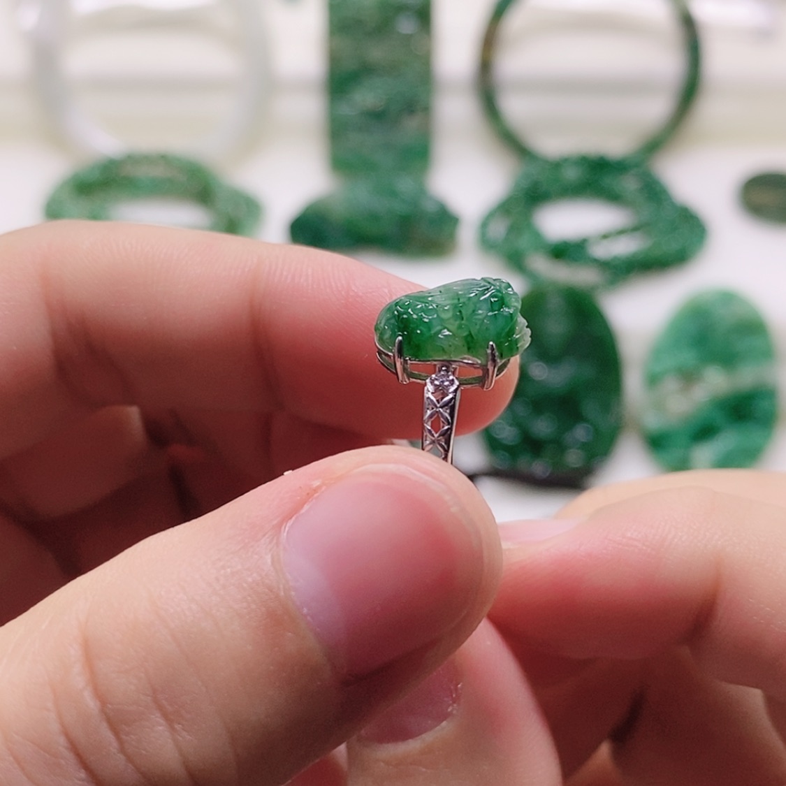 【闪购商品】独山玉未镶嵌挂件?****?